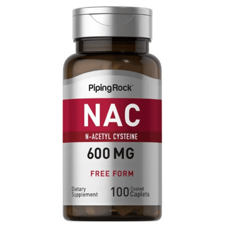 Piping Rock N-Acetyl Cysteine (NAC) - 100 Comprimidos Recubiertos - Haz Tu Pedido
