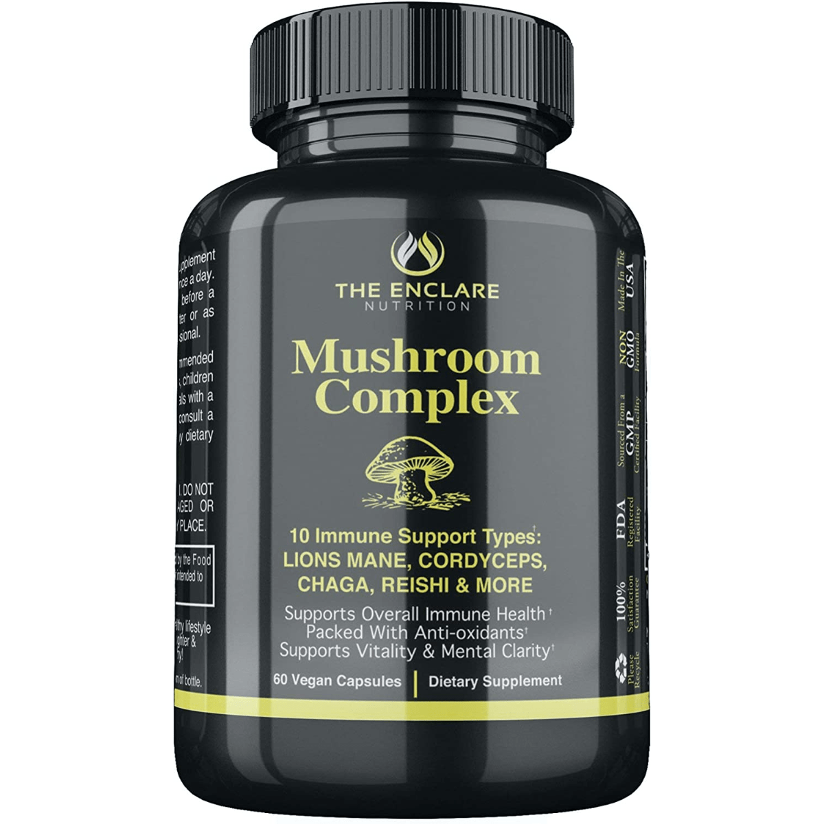 THE ENCLARE NUTRITION Mushroom Complex - 60 Cápsulas Veganas - Haz Tu Pedido