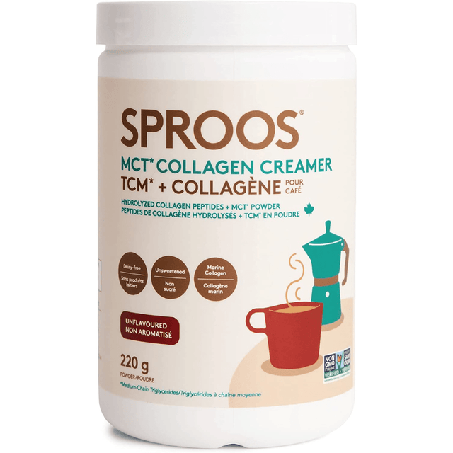 SPROOS MCT Collagen Creamer - Sin Sabor - 220 g - Haz Tu Pedido