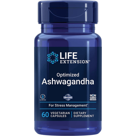 Life Extension Ashwagandha - 60 Cápsulas Vegetarianas - Haz Tu Pedido