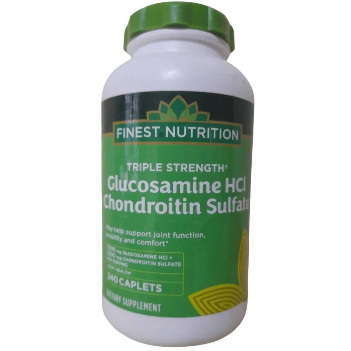 Finest Nutrition Glucosamine Chondroitin Triple Strength - 240 Comprimidos Recubiertos - Haz Tu Pedido