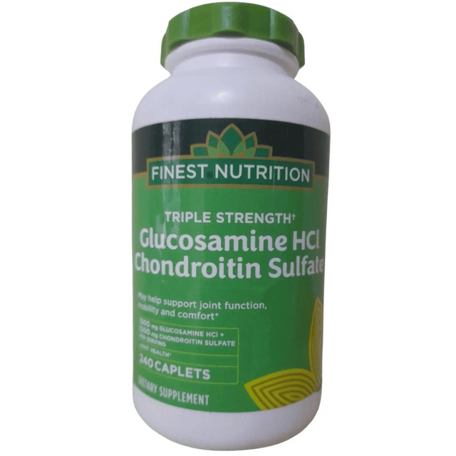 Finest Nutrition Glucosamine Chondroitin Triple Strength - 240 Comprimidos Recubiertos - Haz Tu Pedido