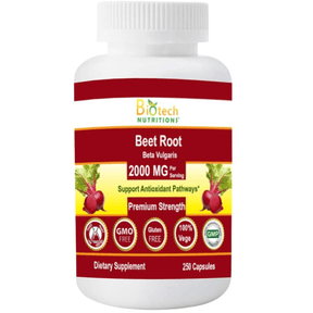 Raíz de Remolacha 2000 mg - 250 Cápsulas - Haz Tu Pedido