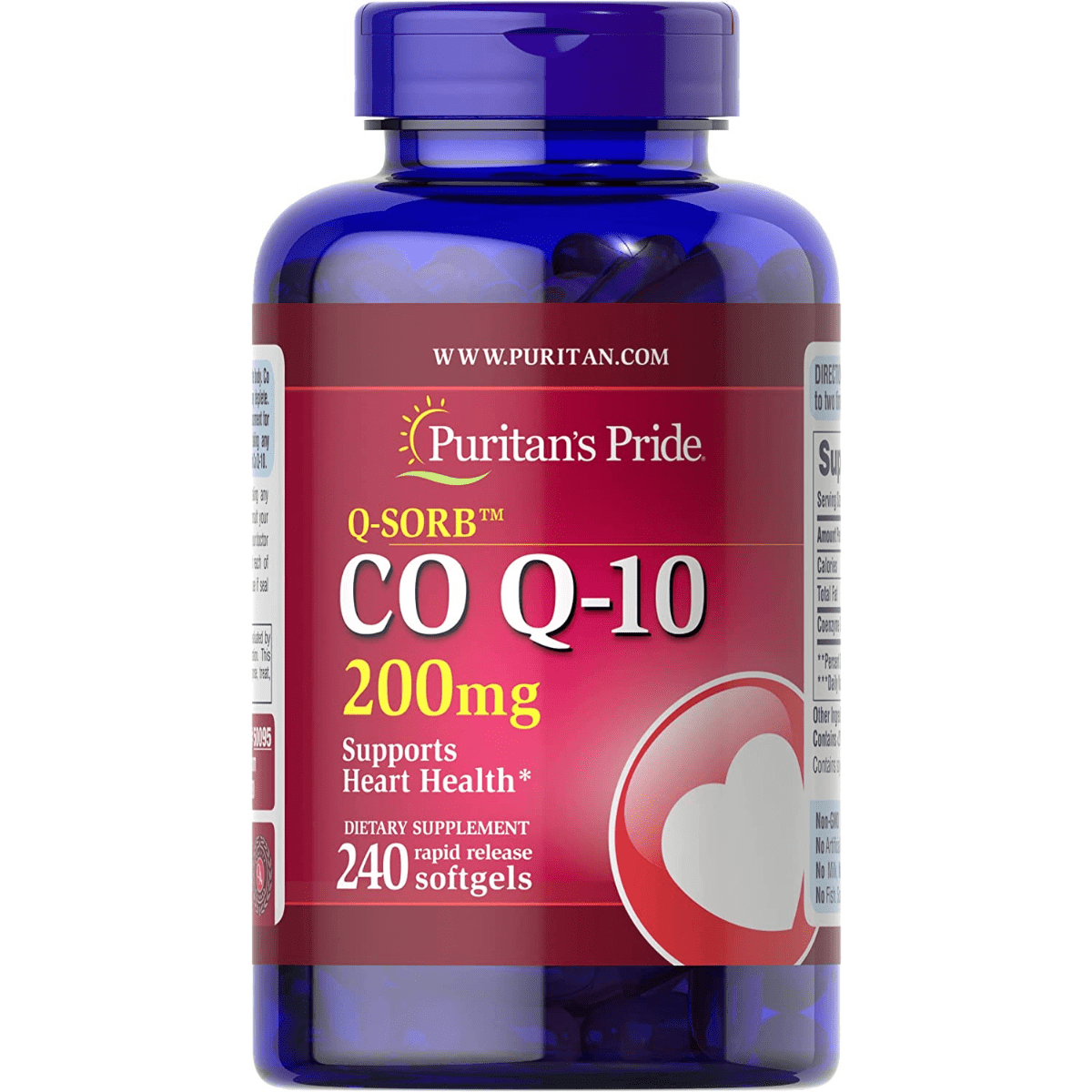 Puritans Pride CoQ10 - 200 mg - Haz Tu Pedido