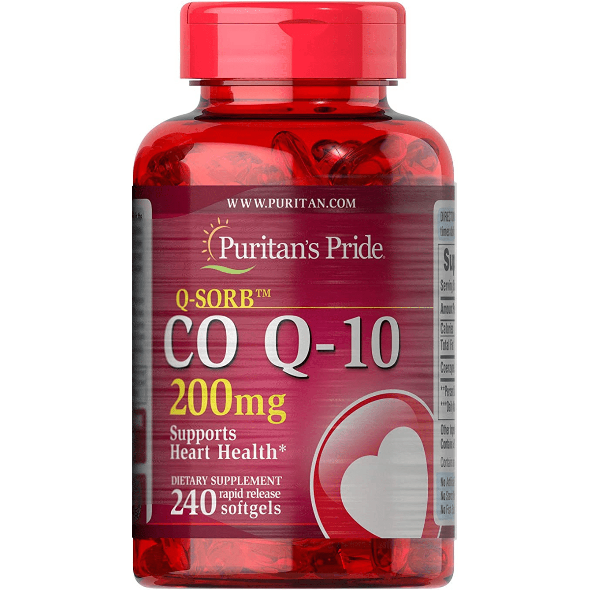 Puritans Pride CoQ10 - 200 mg - Haz Tu Pedido