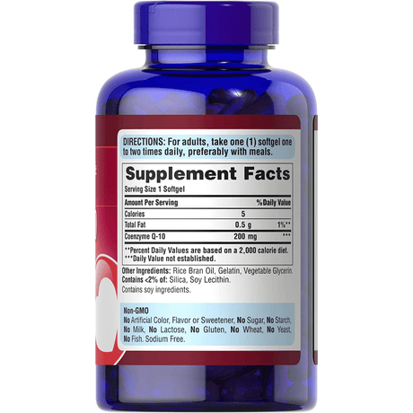 Puritans Pride CoQ10 - 200 mg - Haz Tu Pedido