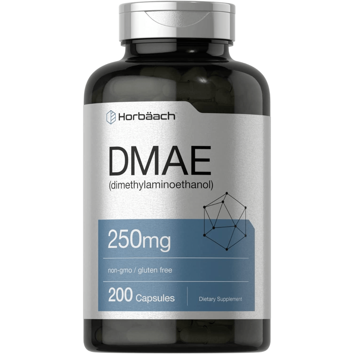 Horbaach DMAE 250 mg - 200 Cápsulas - Haz Tu Pedido