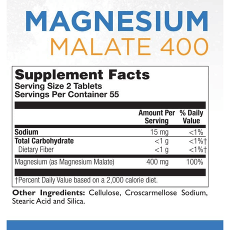 Thompson Magnesium Malate - 110 Tabletas - Haz Tu Pedido