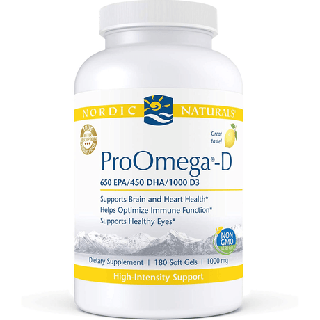 Nordic Naturals ProOmega-D 650 EPA/450 DHA/1000 D3 - Haz Tu Pedido
