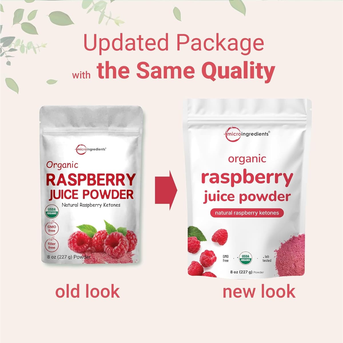 Micro Ingredients Raspberry Juice Powder - 227 g