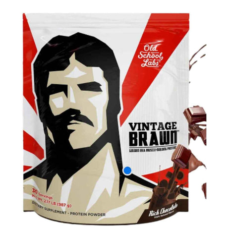 Old School Labs - Vintage Brawn Mezcla de Proteínas Vainilla (24g Proteína - 2.1 lbs)
