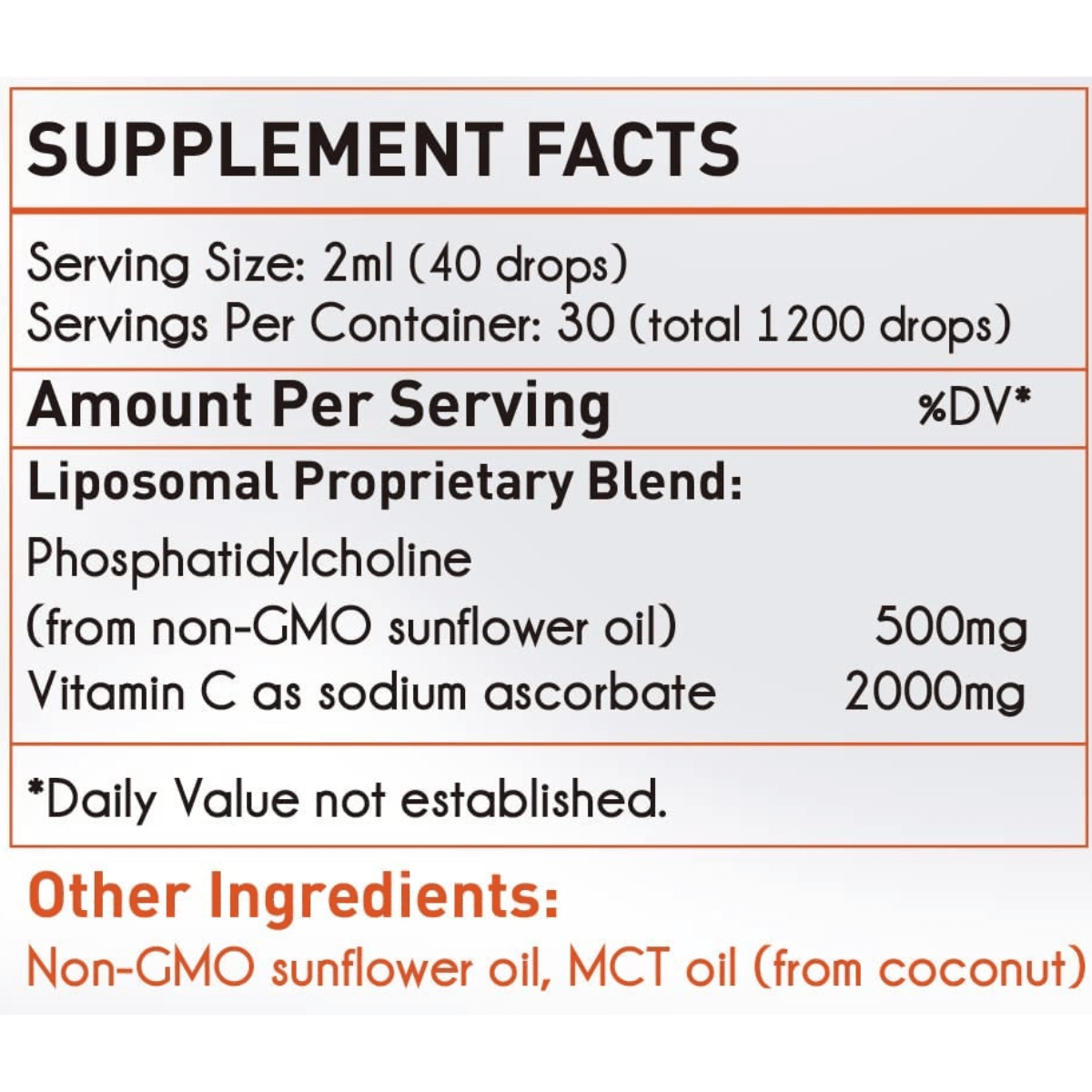 Vitablosom Liposomal Vitamin C 2000 mg - 60 ml - Haz Tu Pedido