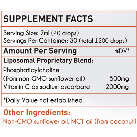 Vitablosom Liposomal Vitamin C 2000 mg - 60 ml - Haz Tu Pedido