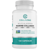 Collazing Wild Alaskan Marine Collagen With Hyaluronic Acid And Vitamin C - 120 Cápsulas - Haz Tu Pedido