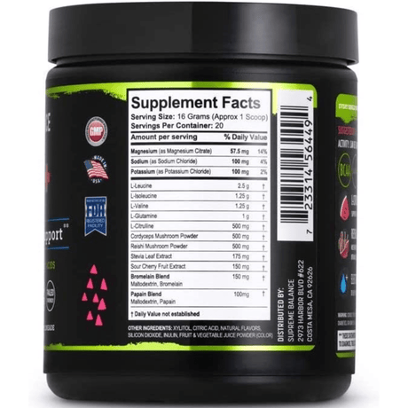 SUPREME BALANCE BCAA+ - Limonada De Cereza - 320 g - Haz Tu Pedido