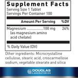 Douglas Laboratories Magnesium Chelate - 100 Tabletas - Haz Tu Pedido