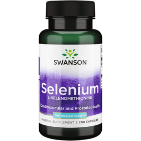 Swanson Selenium (L-Selenomethionine) 100 mcg - 200 Cápsulas - Haz Tu Pedido