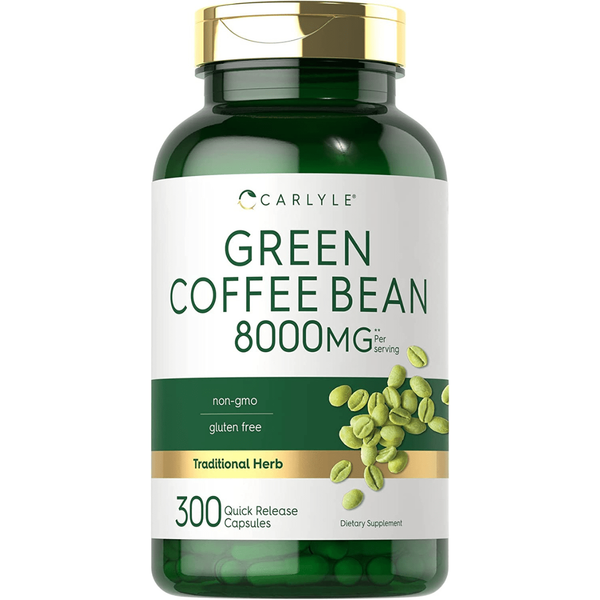 Carlyle Extracto de Grano de Café Verde 8000 mg - 300 Cápsulas de Liberación Rápida - Haz Tu Pedido
