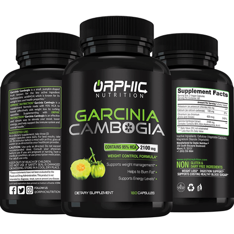 Orphic Nutrition Garcinia Cambogia - 180 Cápsulas - Haz Tu Pedido