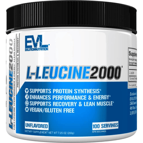 Evlution Nutrition L-Leucine2000 - Sin Sabor - 200 g - Haz Tu Pedido