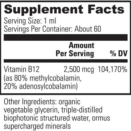 Global Healing Center Vitamin B12 Blend - Haz Tu Pedido