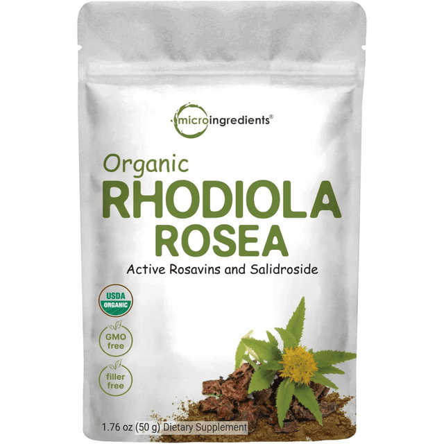 Micro Ingredients Organic Rhodiola Rosea Powder - 50 g - Haz Tu Pedido