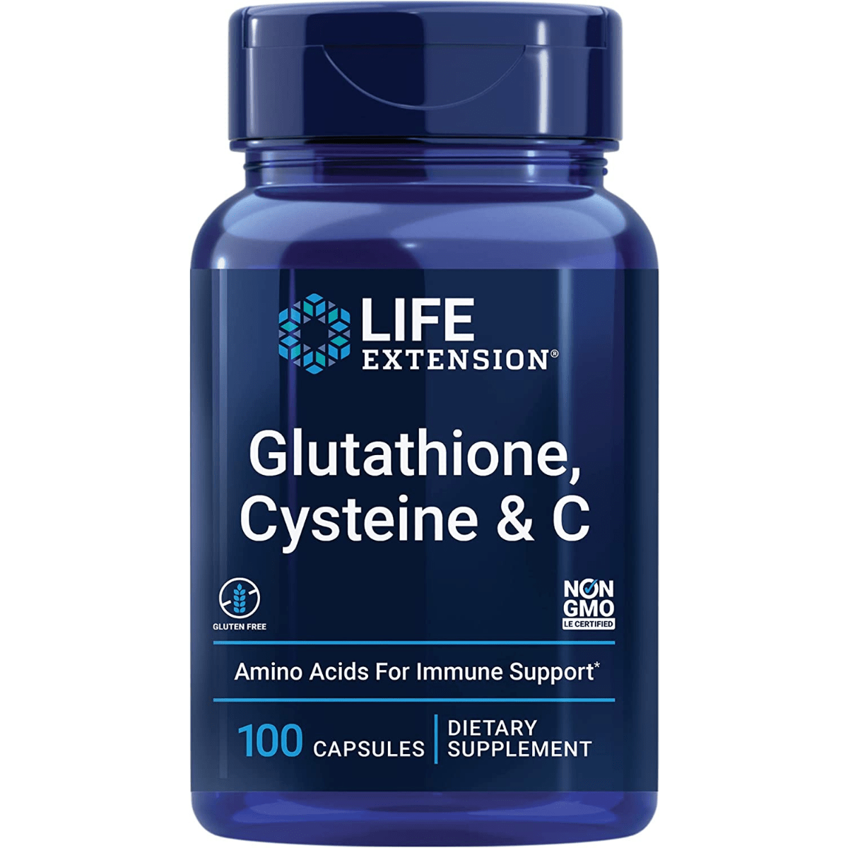 Life Extension Glutathione, Cysteine & C - 100 Cápsulas - Haz Tu Pedido