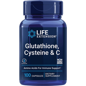 Life Extension Glutathione, Cysteine & C - 100 Cápsulas - Haz Tu Pedido
