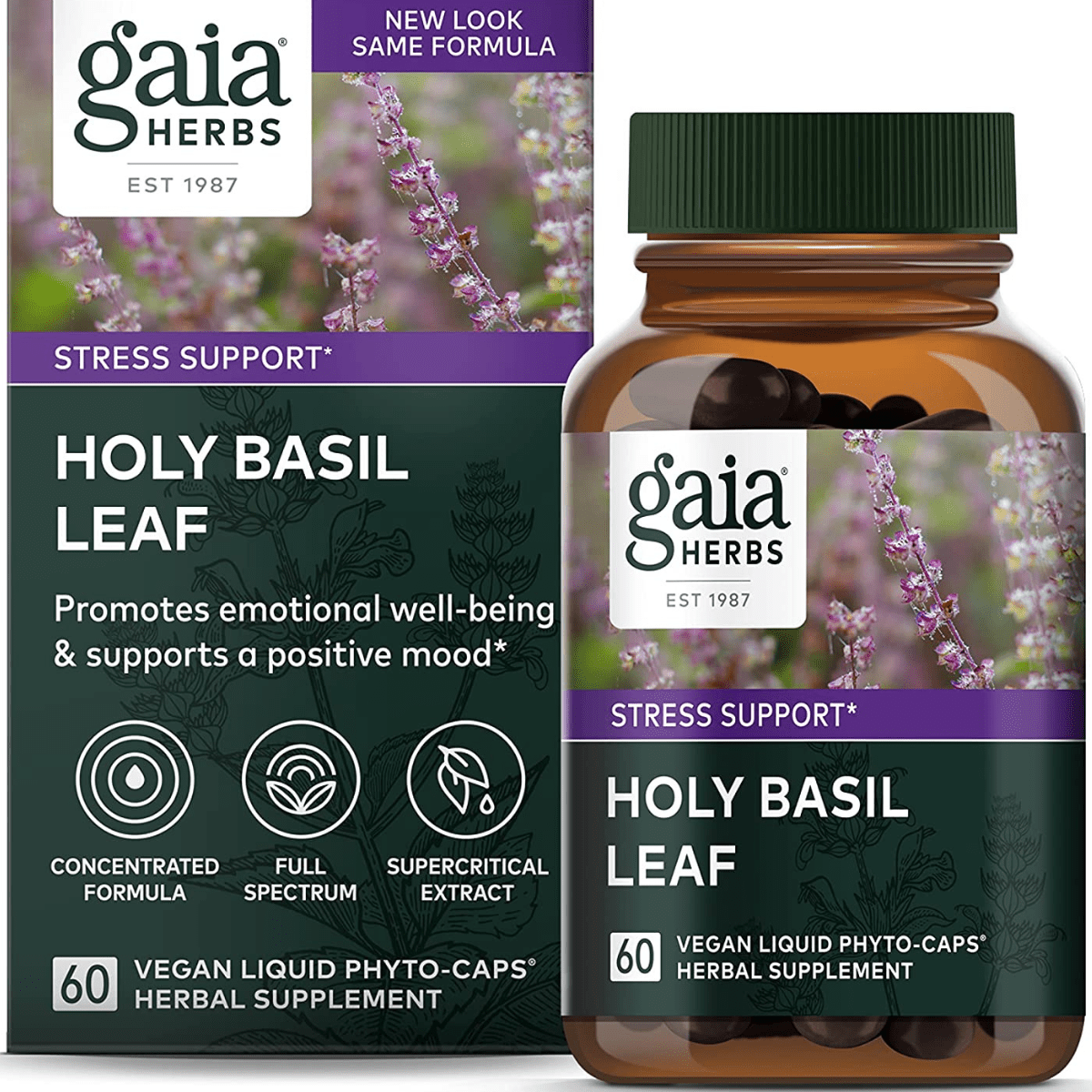 Gaia Herbs Holy Basil Leaf - Haz Tu Pedido
