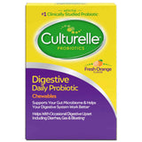 Culturelle Probiótico Digestivo Diario - Sabor Naranja - 48 Masticables - Haz Tu Pedido