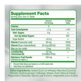 Culturelle Probiótico Defensa Inmunológica - Sabor Bayas - 56 Masticables - Tabla Nutricional - Haz Tu Pedido