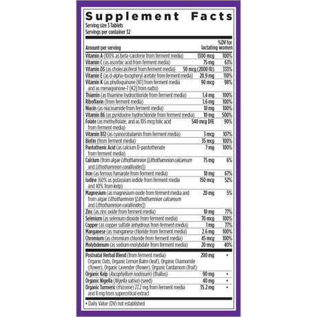 New Chapter Postnatal Multivitamin - Haz Tu Pedido