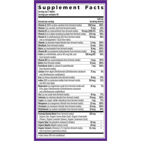 New Chapter Postnatal Multivitamin - Haz Tu Pedido