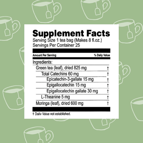Hyleys Moringa With Green Tea - 25 Bolsas de Te - Haz Tu Pedido