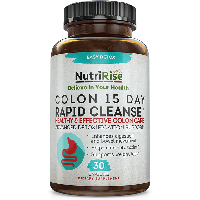 Nutririse 15 Day Quick Colon Cleanse - 30 Cápsulas Blandas - Haz Tu Pedido