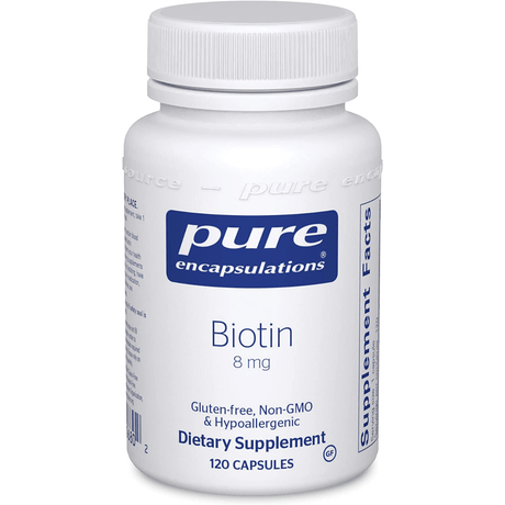 Pure Encapsulations Biotina 8 mg - Haz Tu Pedido
