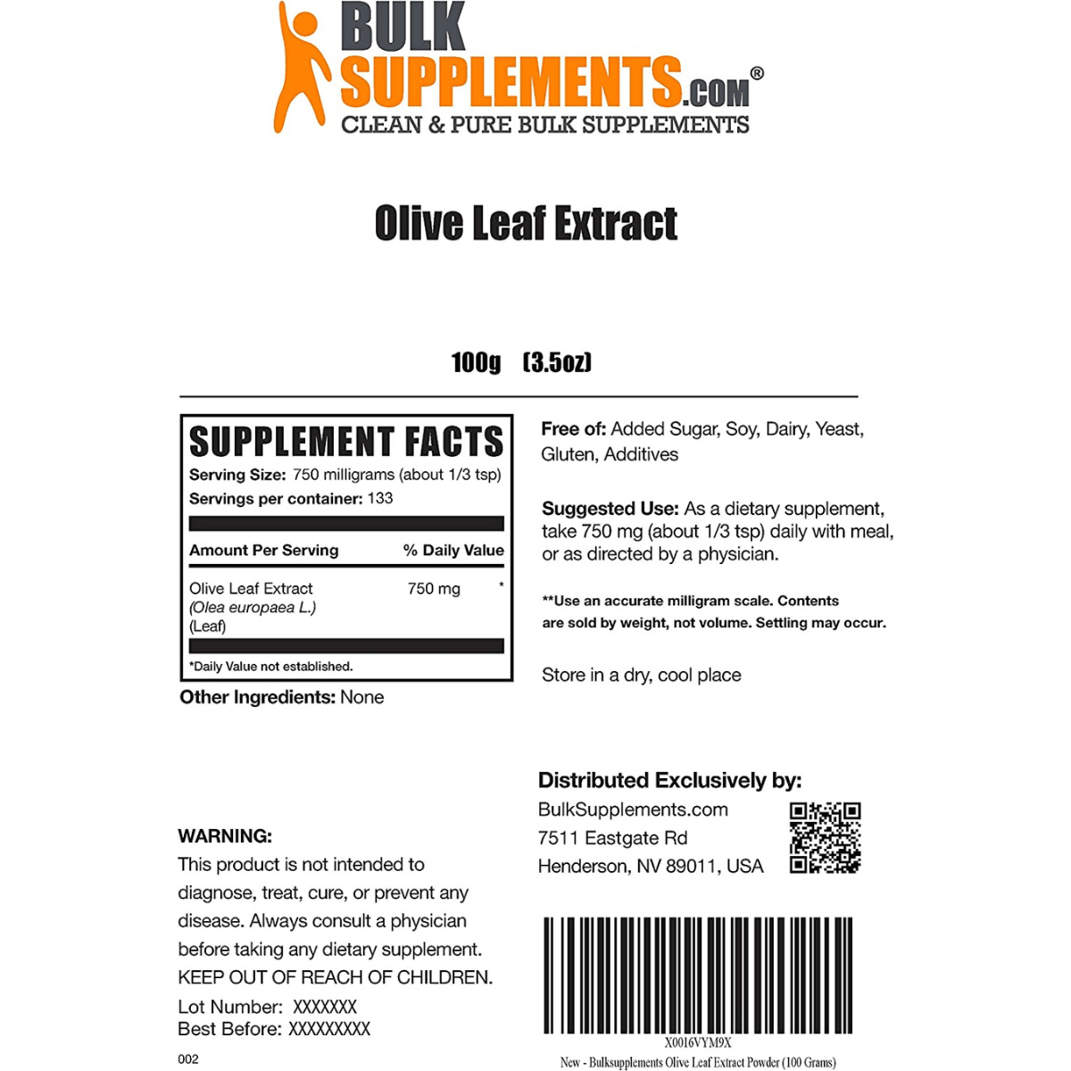 Extracto de Hoja de Olivo - 750 mg - Haz Tu Pedido