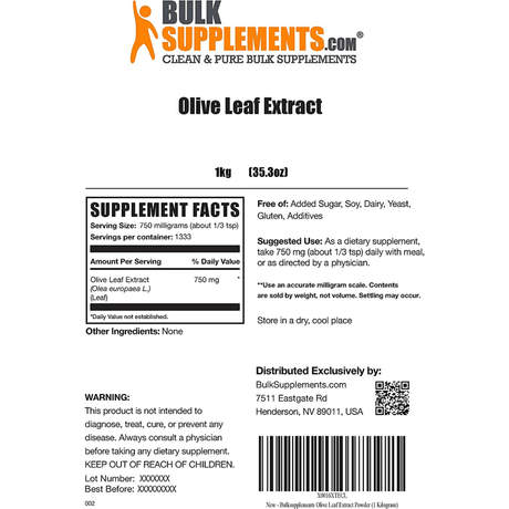 Extracto de Hoja de Olivo - 750 mg - Haz Tu Pedido