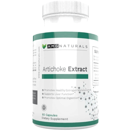 AMG Naturals Extracto de Alcachofa (Artichoke Extract) - 60 Cápsulas - Haz Tu Pedido