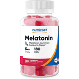 Nutricost Melatonin - 5 mg - 180 Gomitas - Haz Tu Pedido