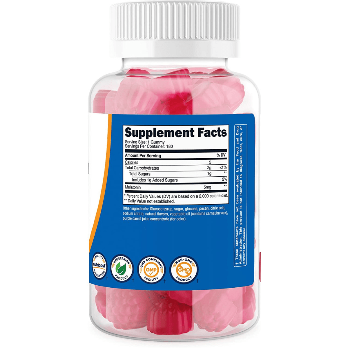 Melatonina - 5 mg - 180 Gomitas - Haz Tu Pedido