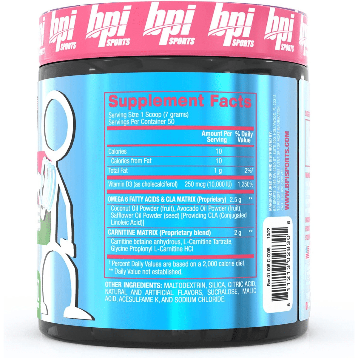 BPI Sports CLA + Carnitine - 350 g - Haz Tu Pedido