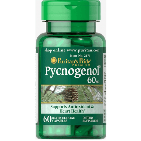 Puritans Pride Pycnogenol 60 mg - 60 Cápsulas - Haz Tu Pedido