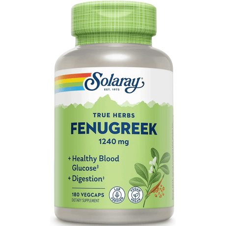 Solaray Semilla de Fenogreco 1240 mg - 180 Cápsulas Veganas - Haz Tu Pedido