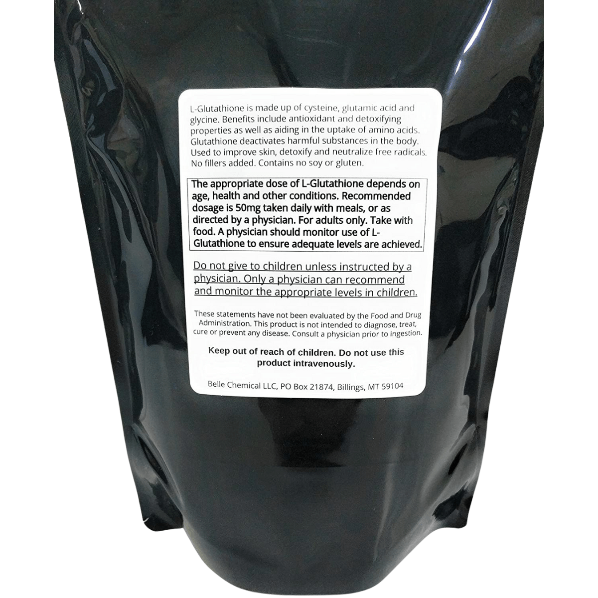 Belle Chemical L-Glutatión Puro - 454 g - Haz Tu Pedido
