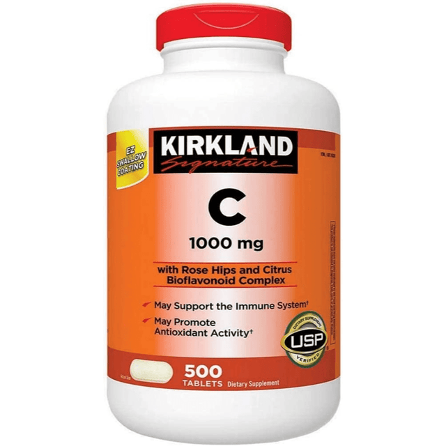 Kirkland Signature Vitamina C Con Rosa Mosqueta - 500 Tabletas - Haz Tu Pedido