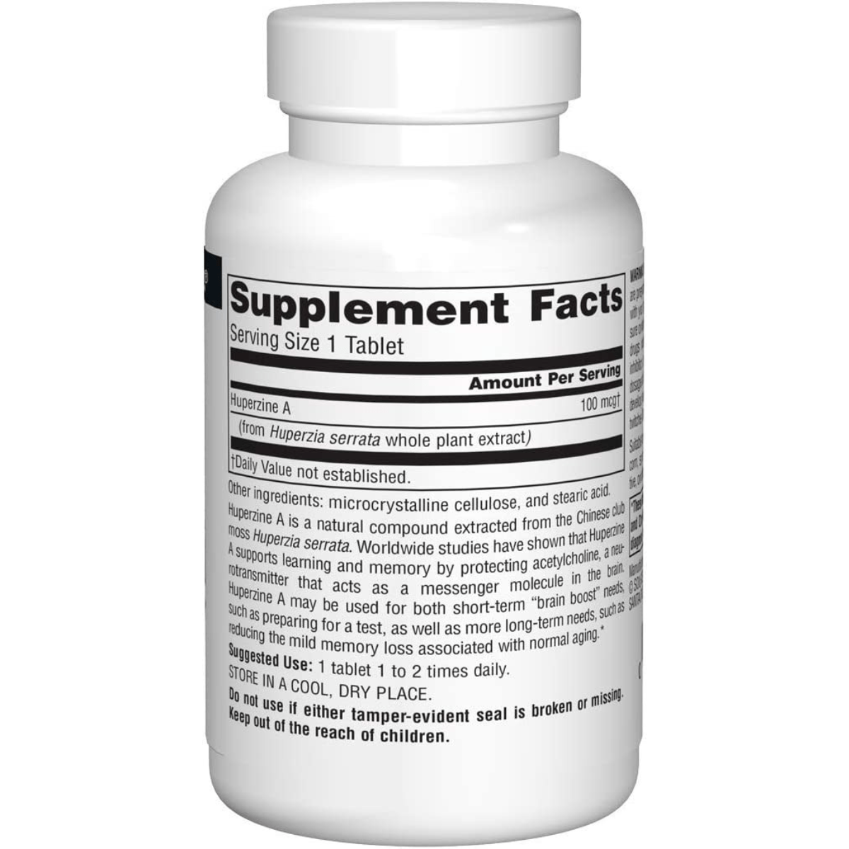 Source Naturals Huperzine A (Musgo chino Huperzia serrata) - 120 Tabletas - Haz Tu Pedido