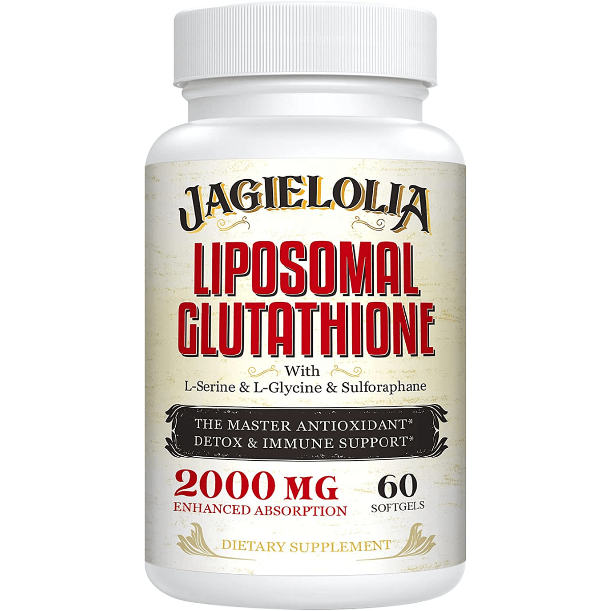 Jagielolia Glutatión Liposomal 2000 mg - 60 Cápsulas Blandas - Haz Tu Pedido