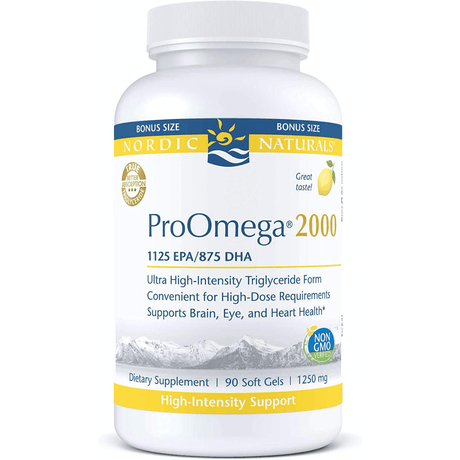 Nordic Naturals ProOmega 2000 - 1125 EPA / 875 DHA - Limón - Haz Tu Pedido