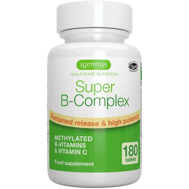 Igennus Healthcare Nutrition Super Complejo B - 180 Tabletas - Haz Tu Pedido